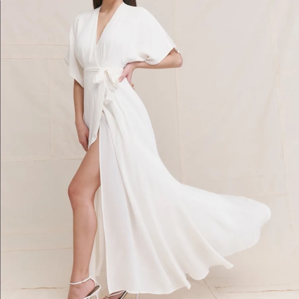Reformation Winslow Dress Ivory